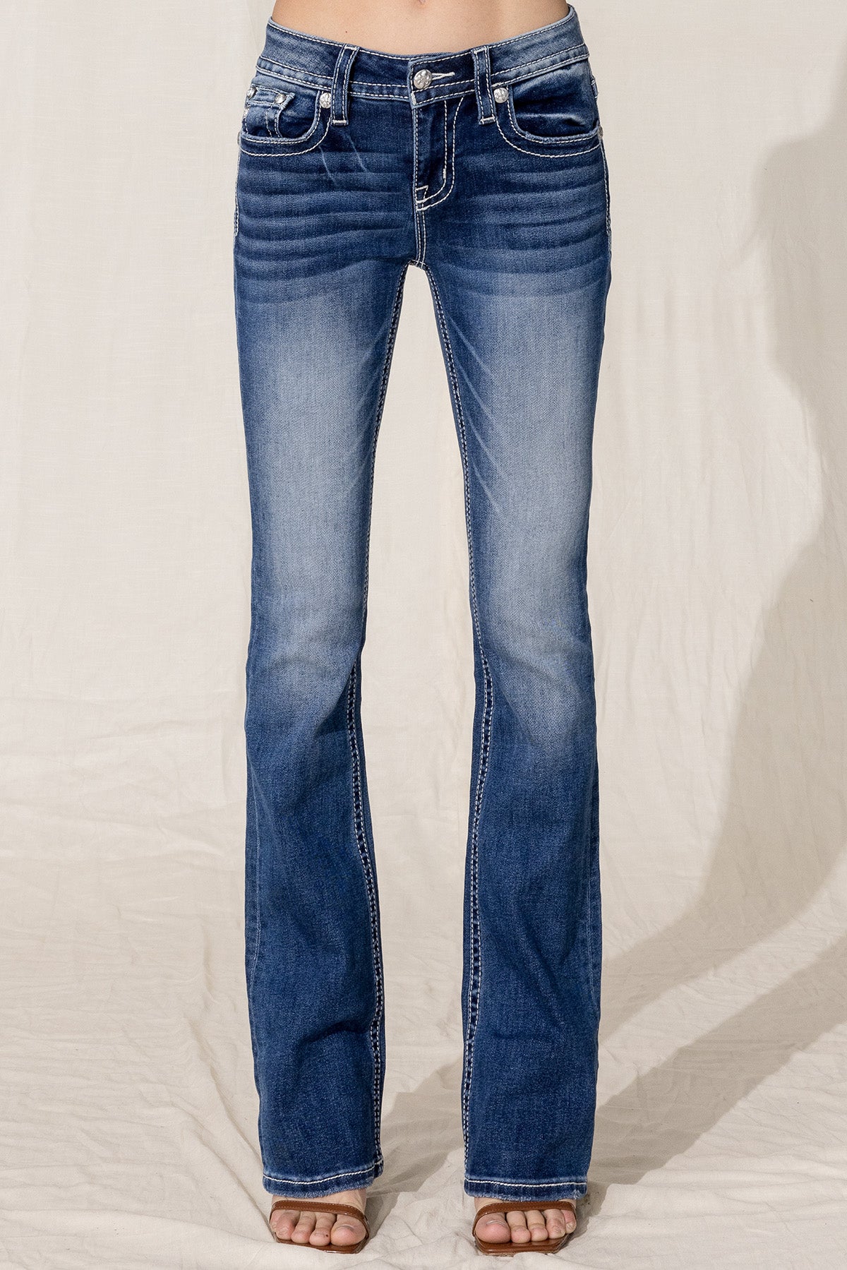 front, Medium Blue