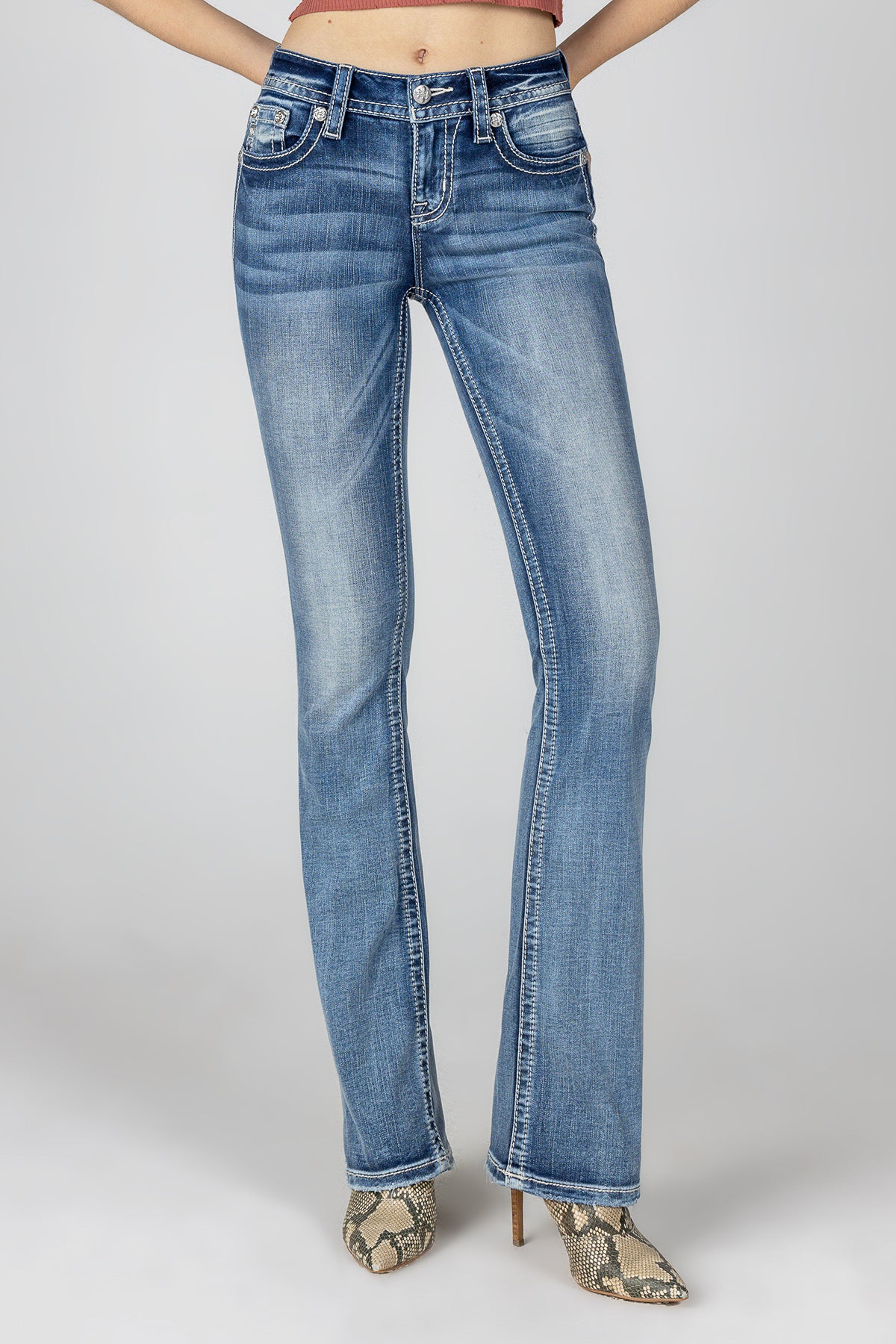 Turquoise Native Longhorn Denim