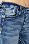 Turquoise Native Longhorn Denim