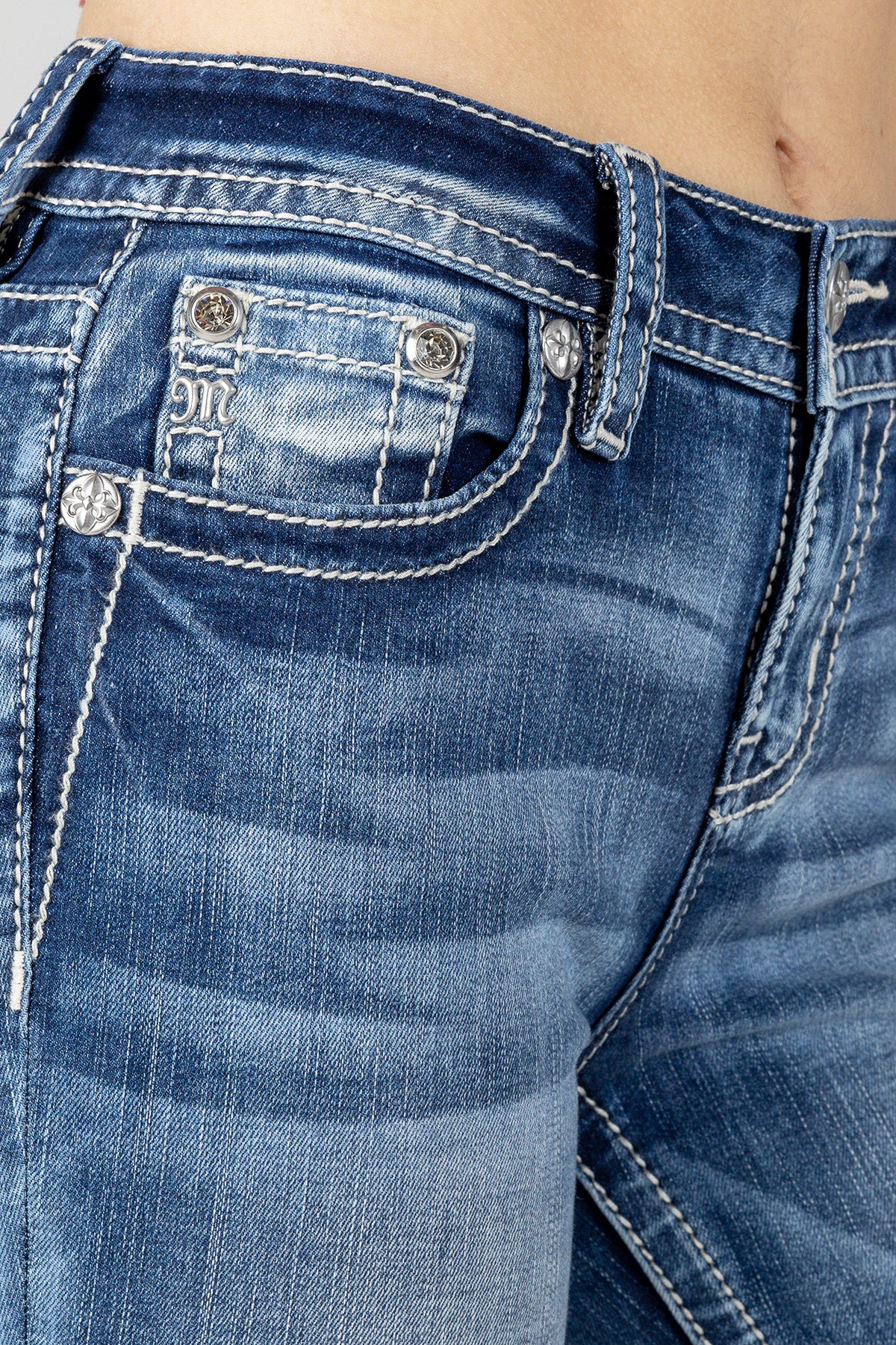 Turquoise Native Longhorn Denim