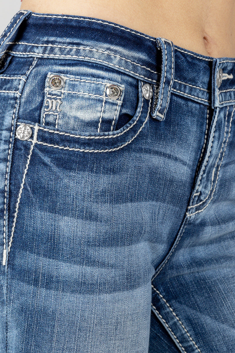 Turquoise Native Longhorn Denim
