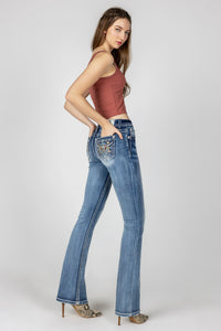 Turquoise Native Longhorn Denim