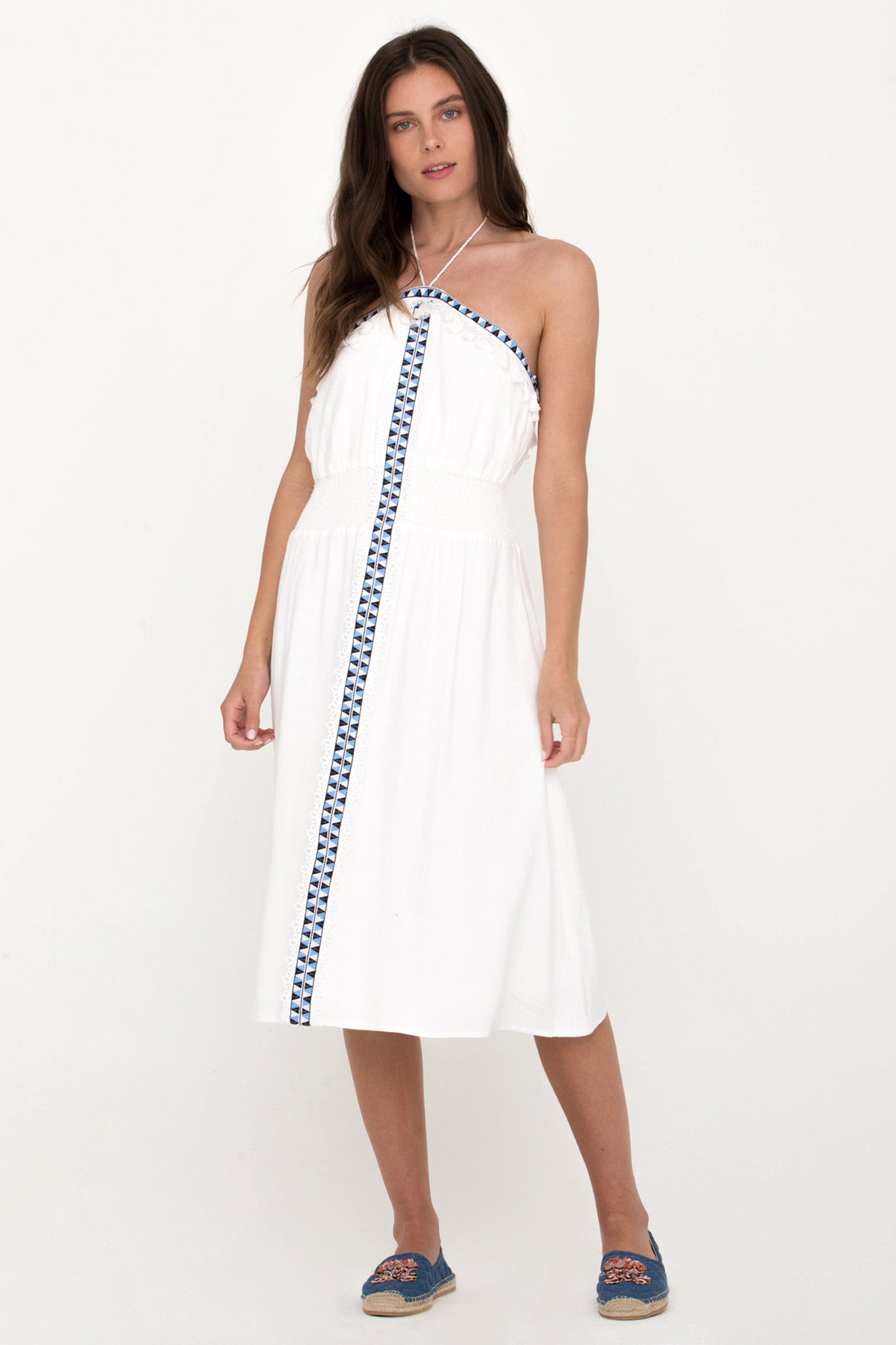 front, White