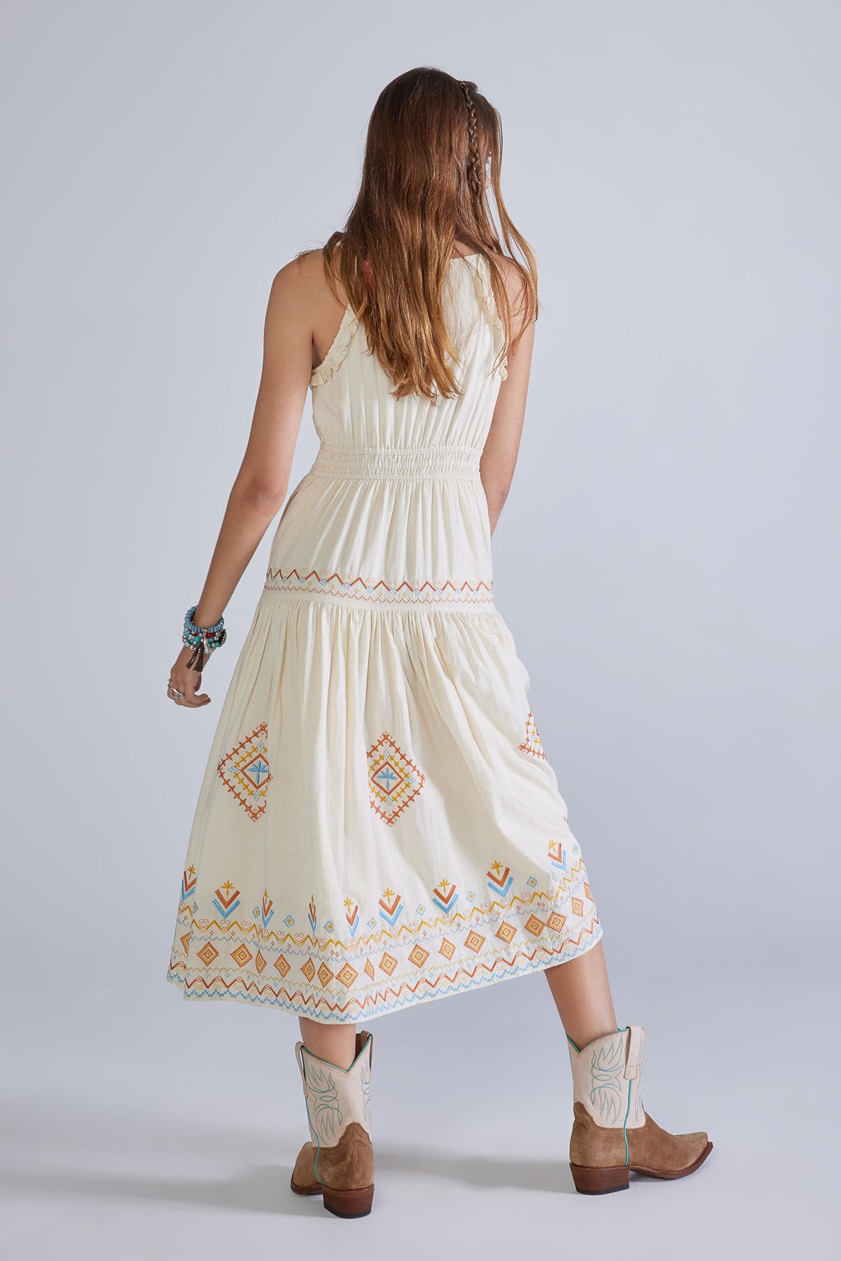 back, White