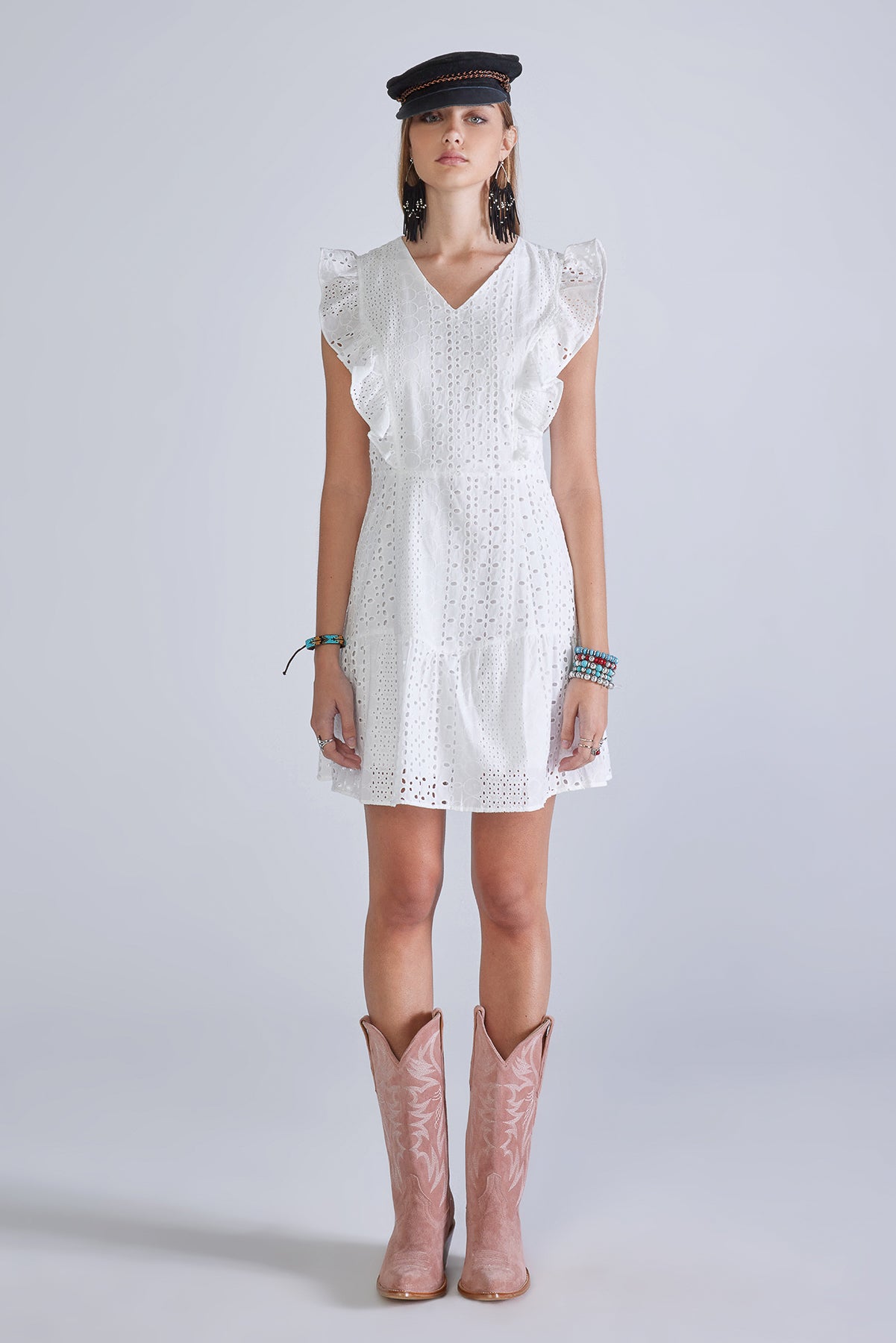 front, White