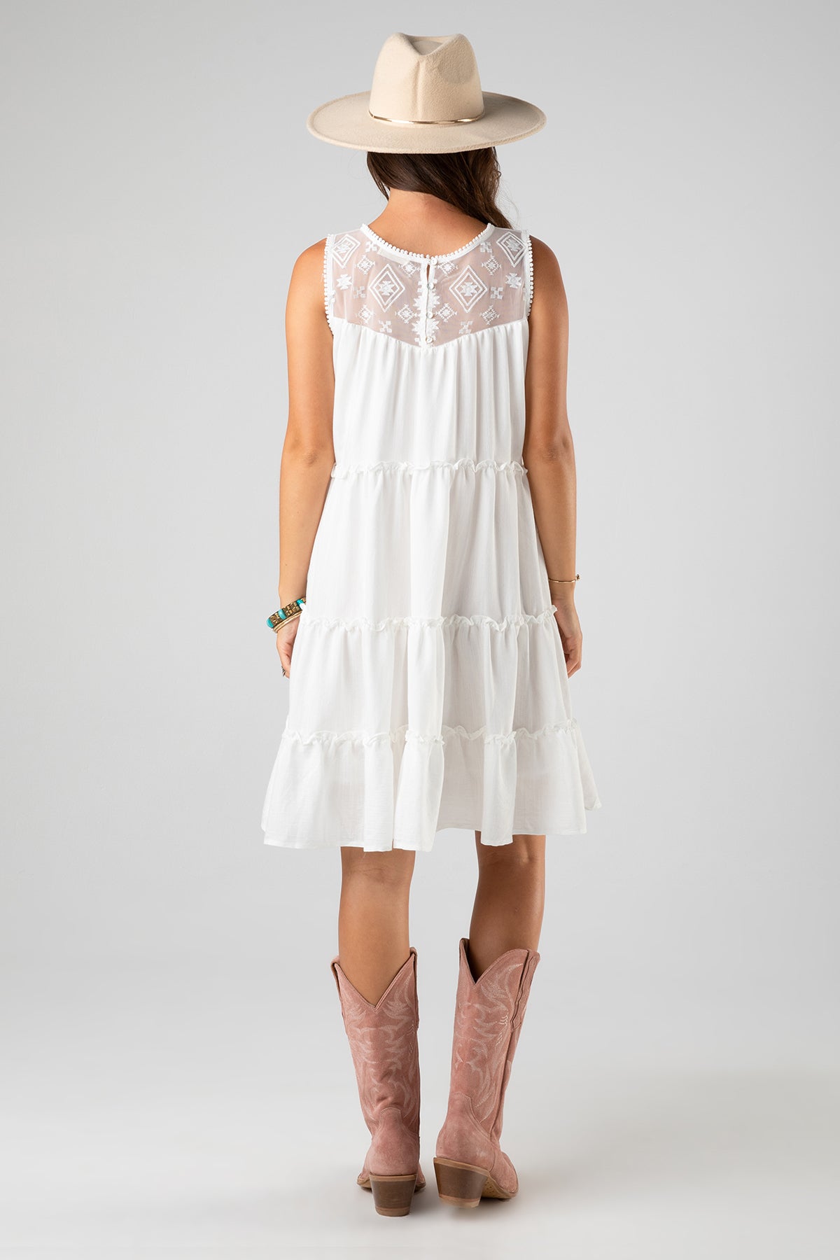 back, White