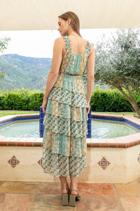 Floral Tiered Dress