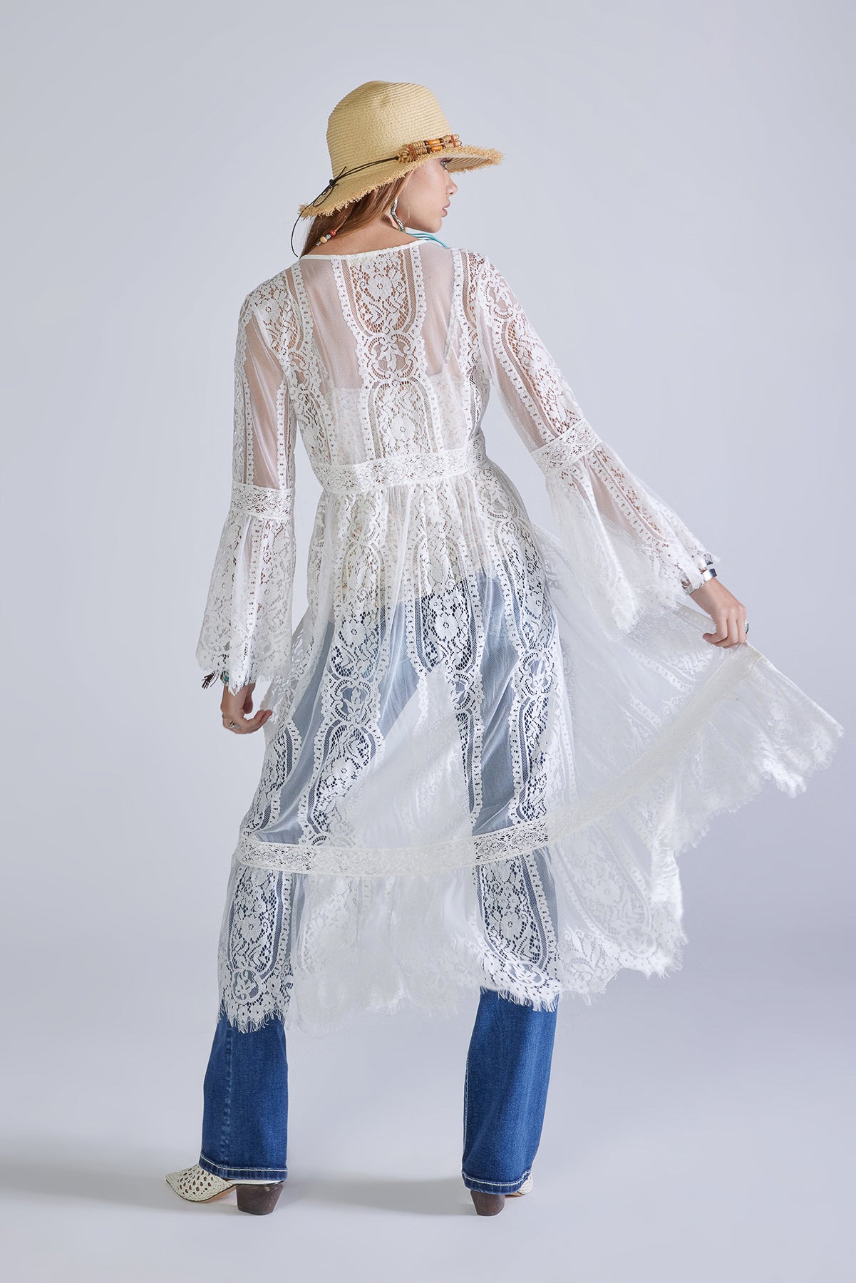 back, White