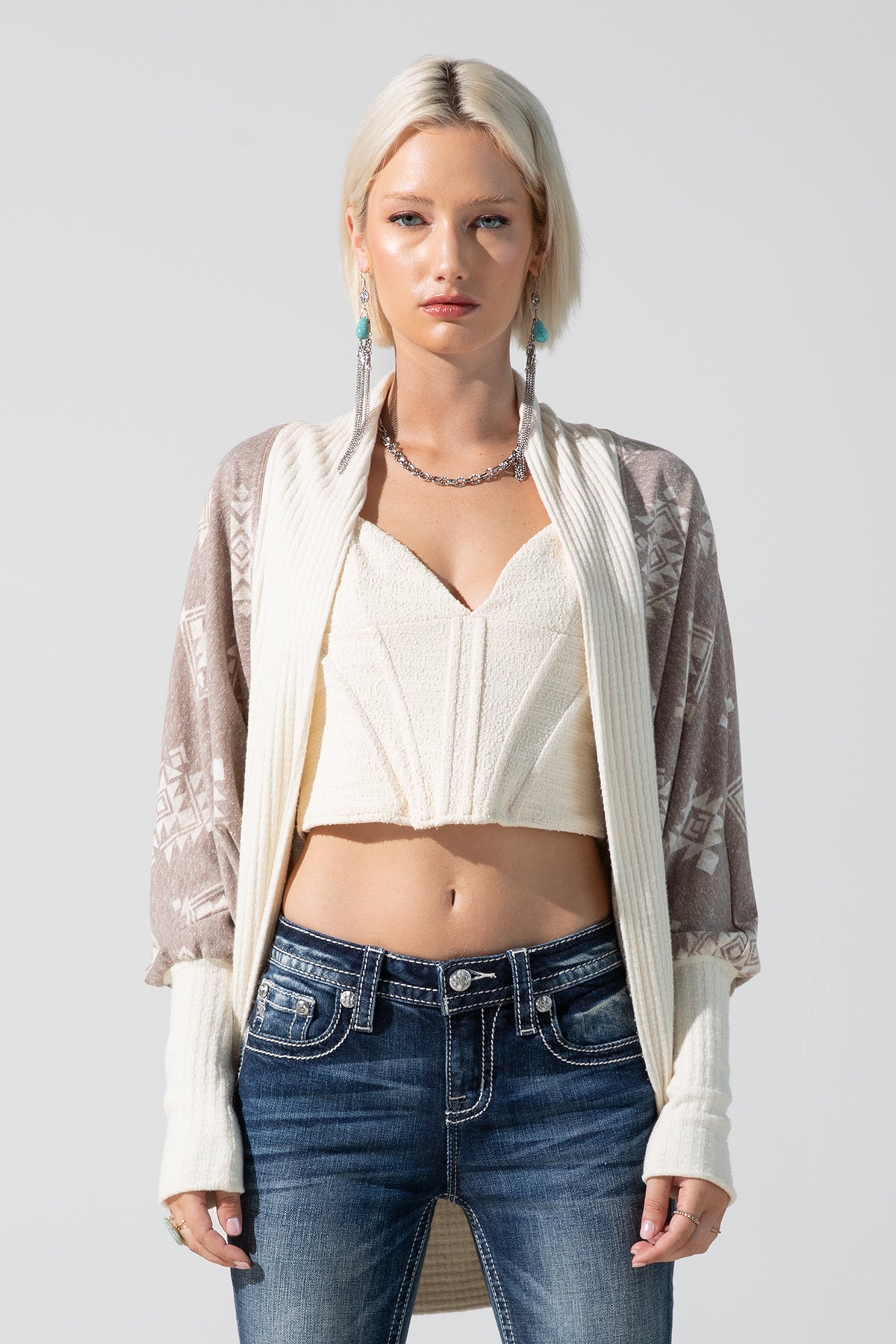 front, White