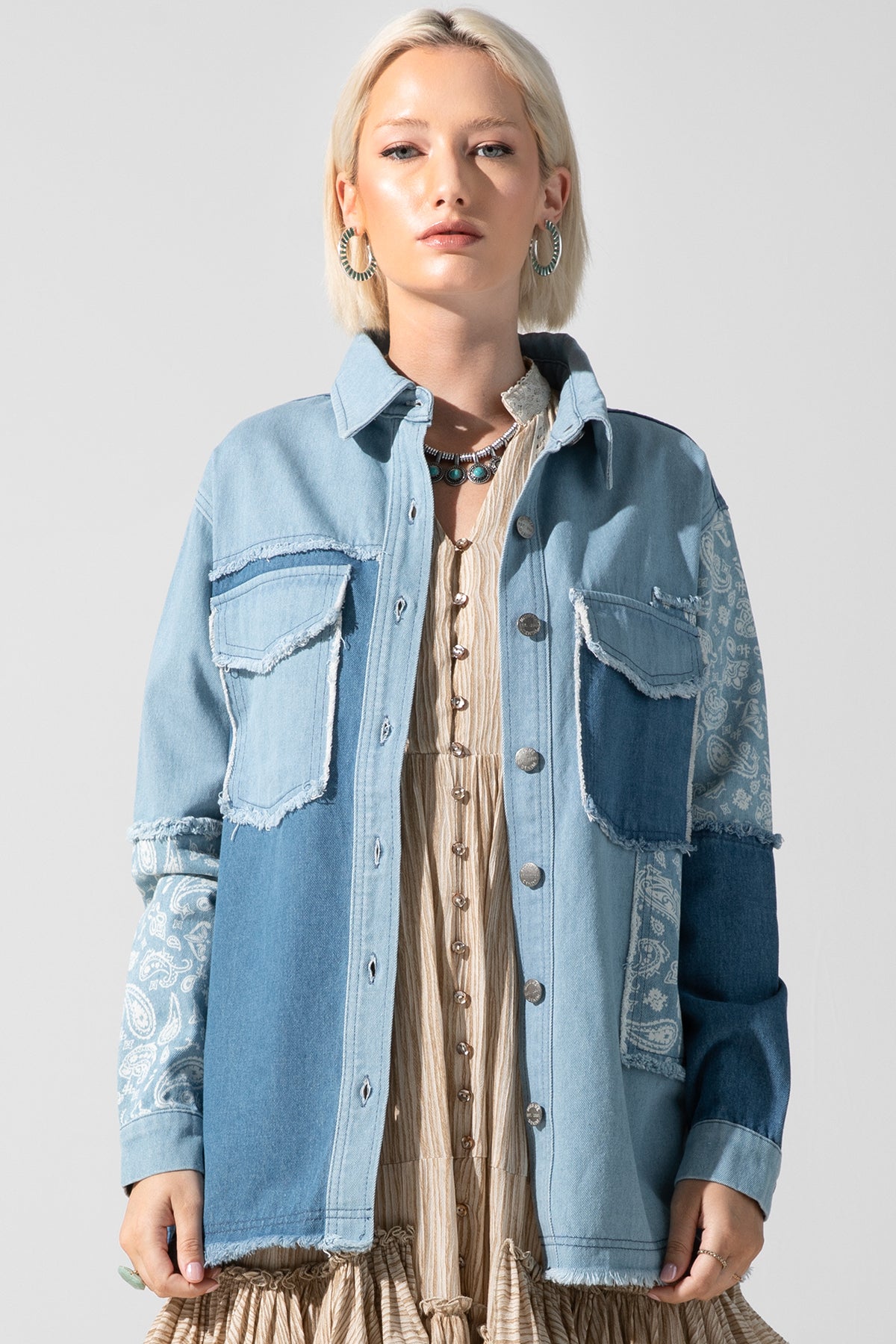 front, Blue