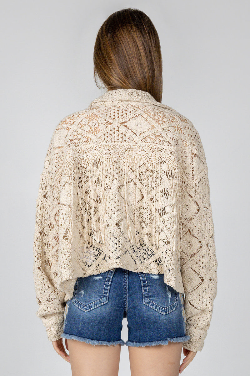 Macrame Crochet Jacket
