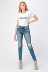 front, White