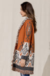 Aztec Fringe Cardigan