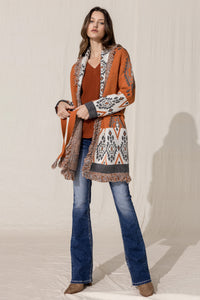 Aztec Fringe Cardigan
