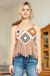 Crochet Fringe Tank Top