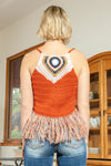 Crochet Fringe Tank Top