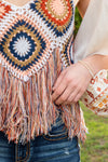 Crochet Fringe Tank Top