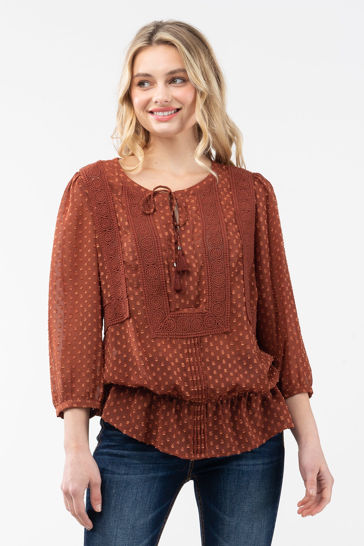 front, Brown