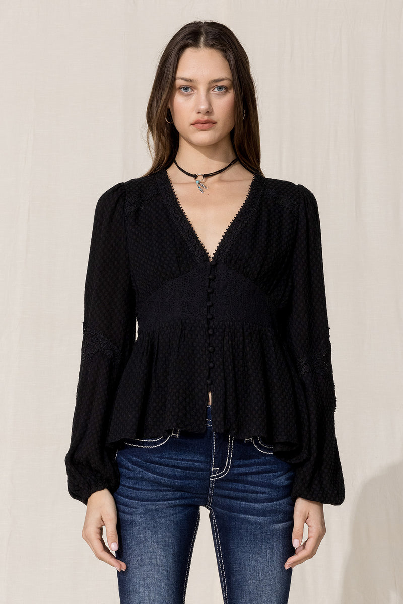 front, Black