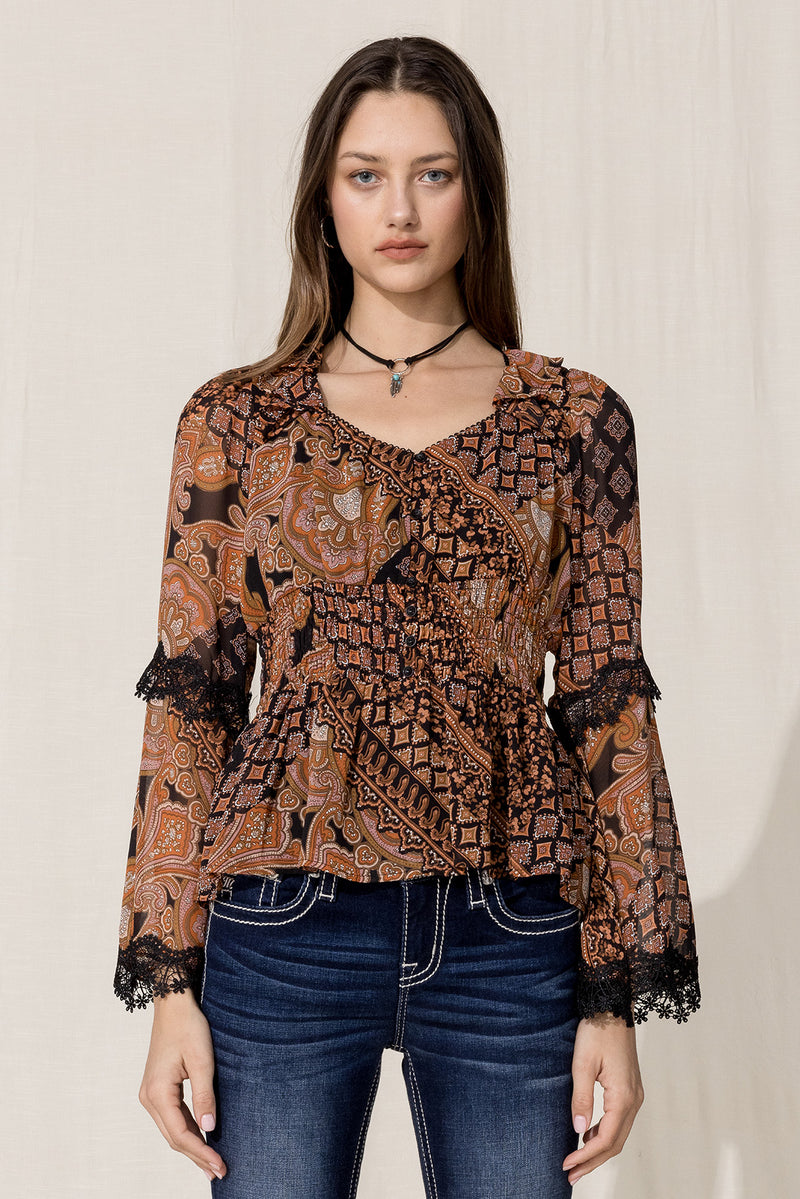 front, Brown