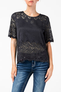 front, Black