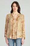 Tie Dye Embroidered Top