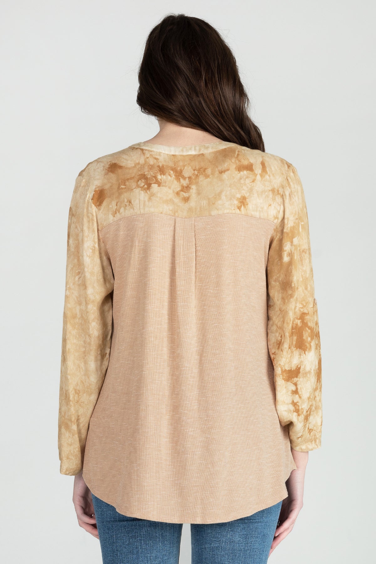 Tie Dye Embroidered Top