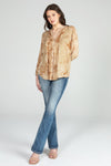 Tie Dye Embroidered Top