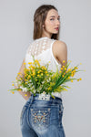 Crochet Button Down Tank