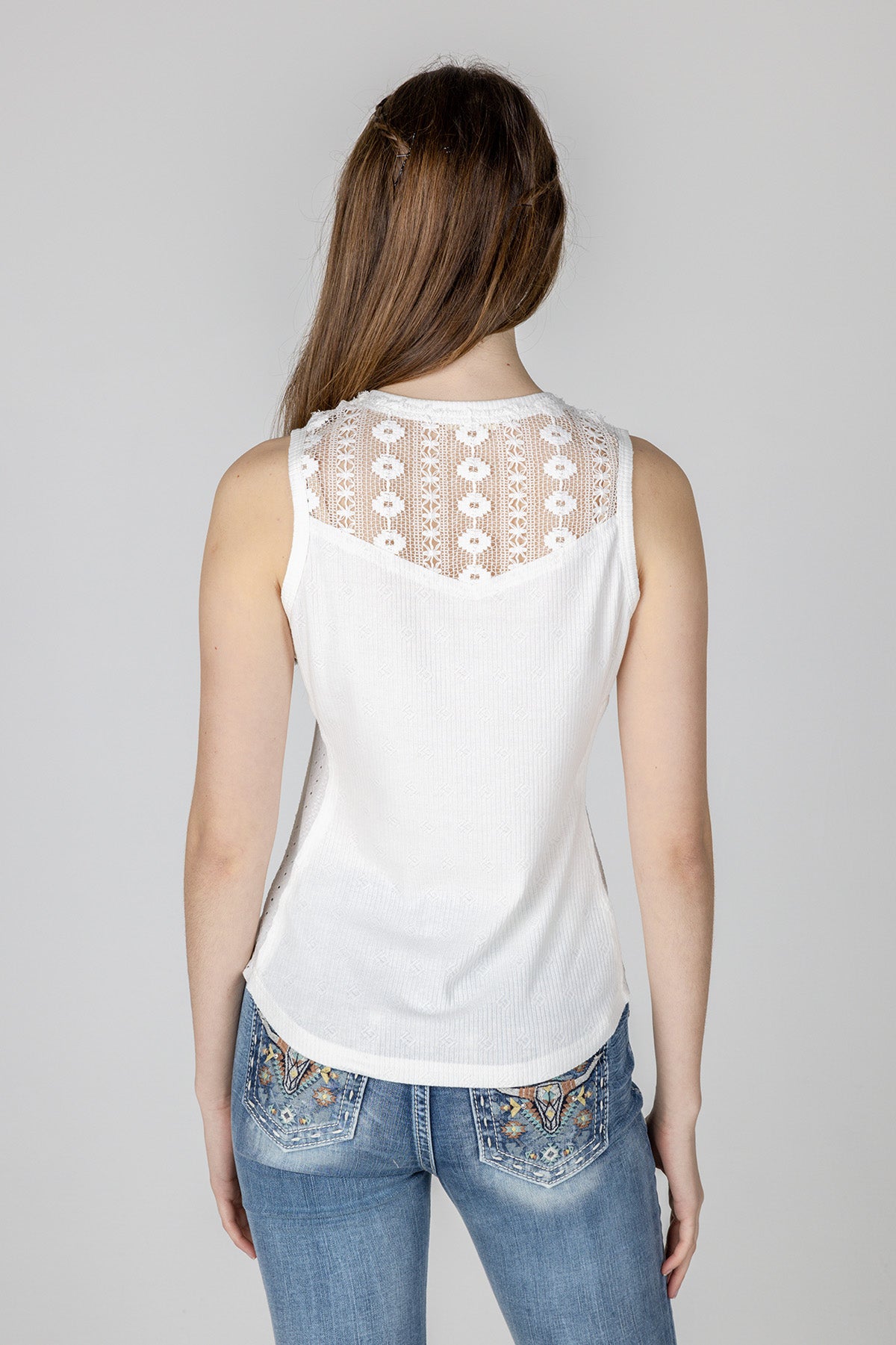 Crochet Button Down Tank