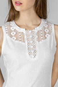 Crochet Button Down Tank