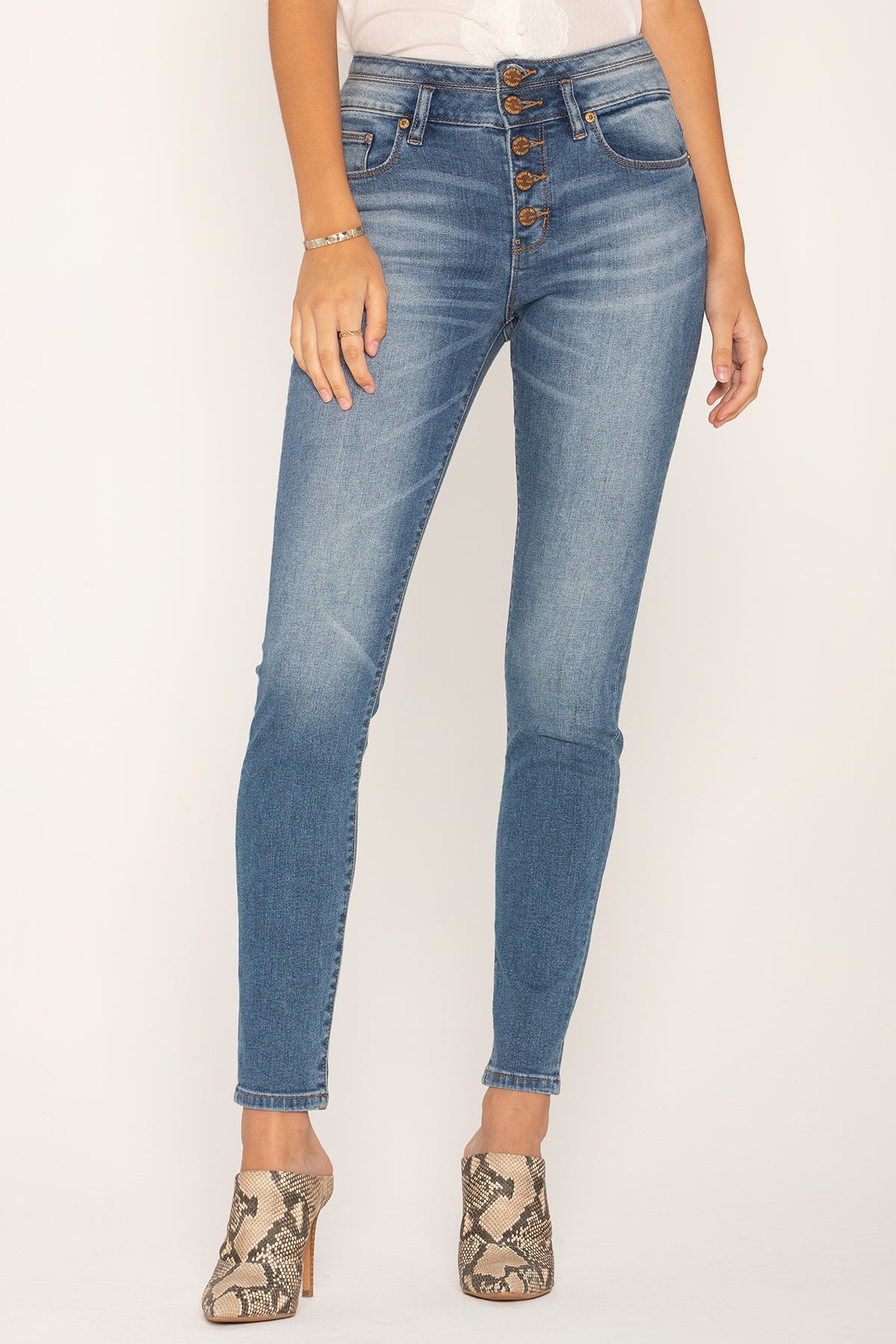 front, Medium Wash