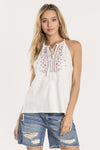 front, White