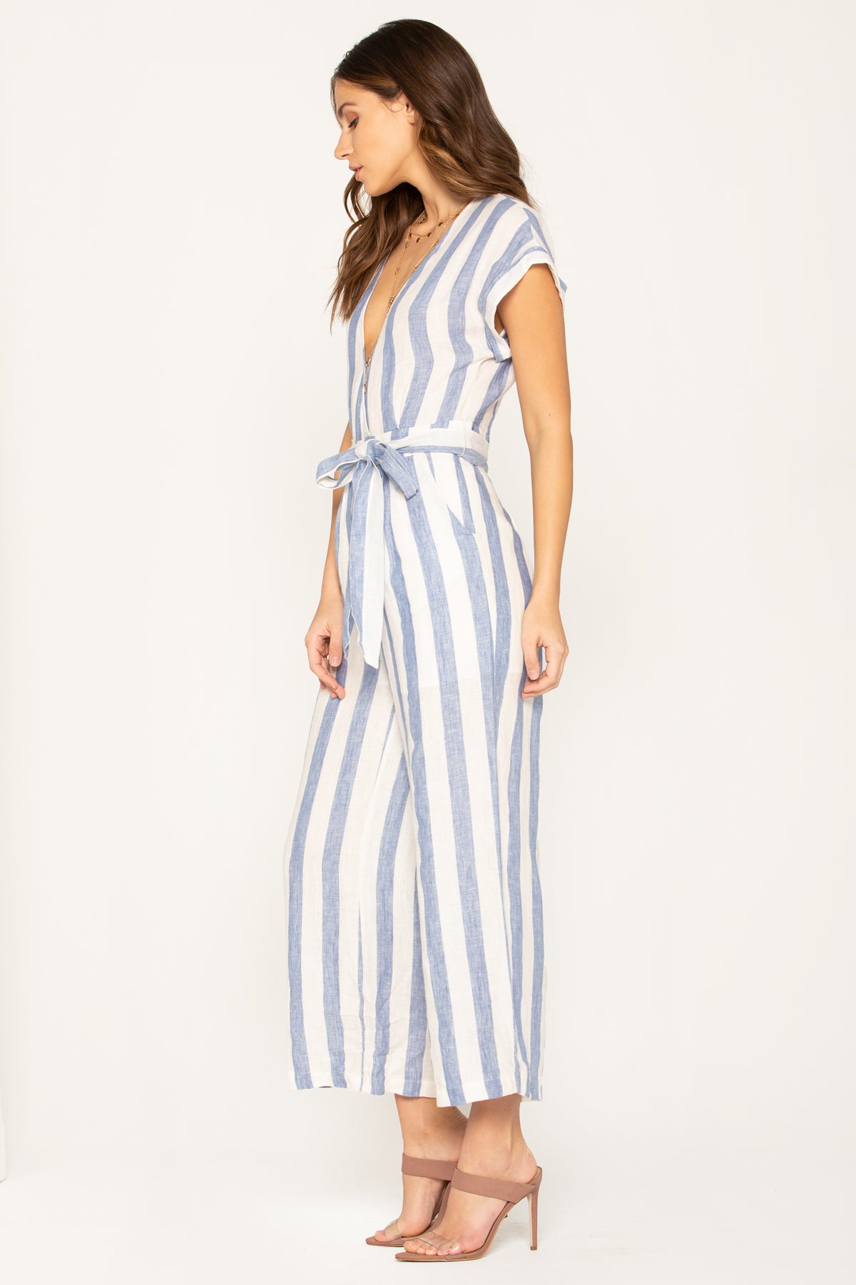 Inspectie Hub Goneryl Striped A-Line Jumpsuit – Miss Me