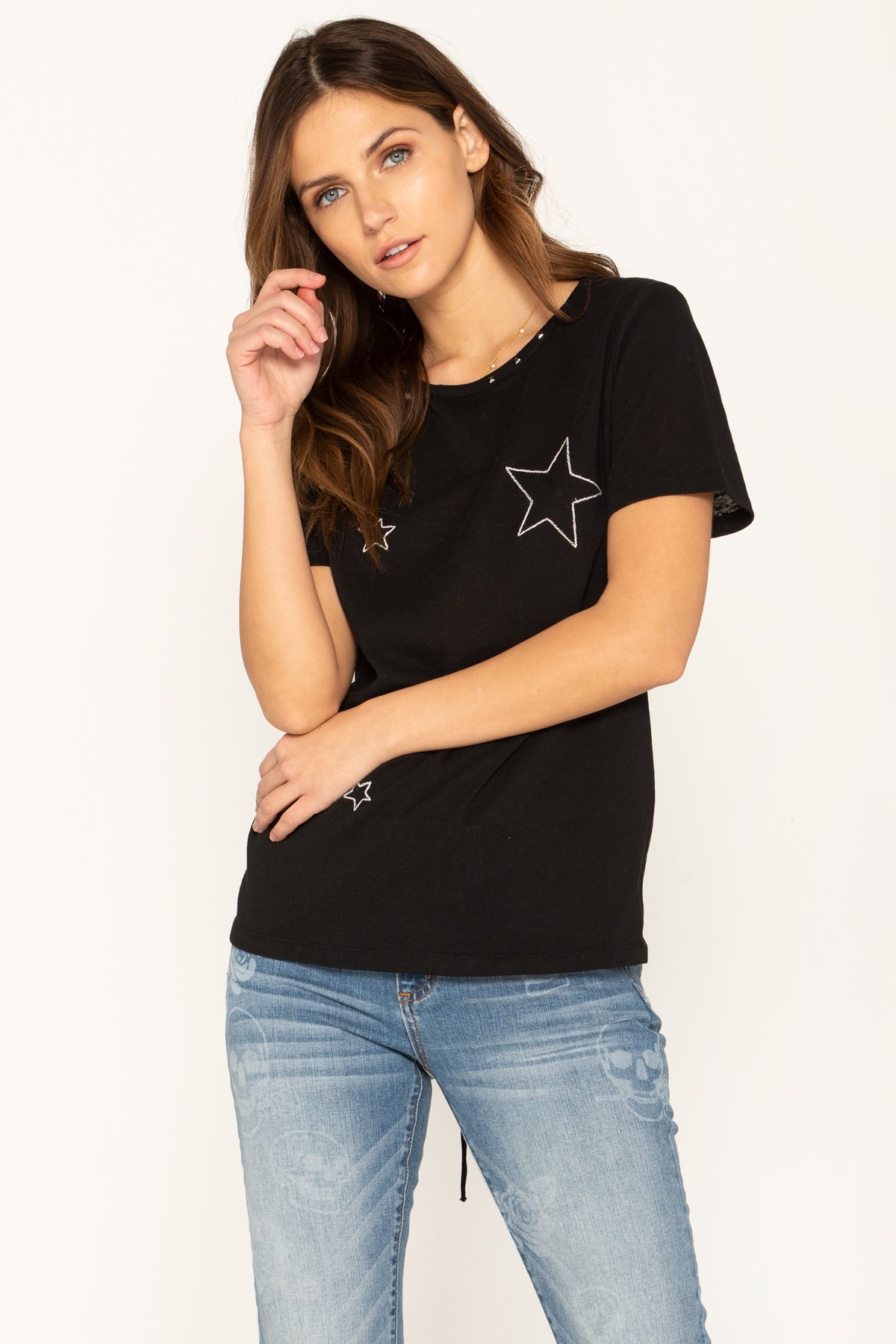 front, Black