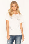 front, White