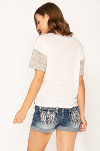back, White