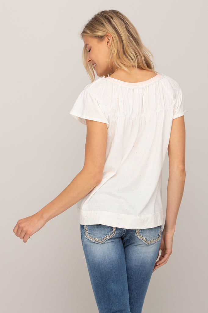 back, White